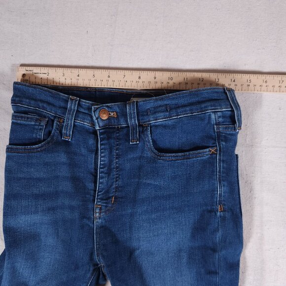 Madewell Skinny Jeans Womens 28 Blue Mid Rise Denim Classic Casual Core - Picture 6 of 15